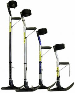 Four different sized handheld outriggers. 