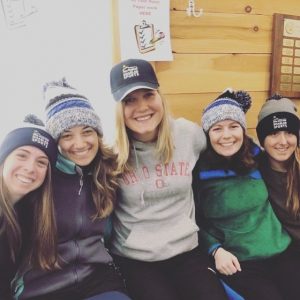 Five winter interns smile for the camera